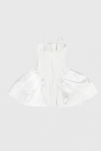 Juyce White 3D Floral Mini Dress