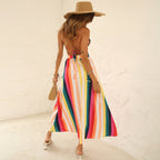 Nicoya Metallic Maxi Dress