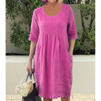 Ifigenia Relaxed and Timeless Summer Dress for Women Easy Wear Style