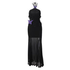 Butterfly Halter Neck Hollow Dress