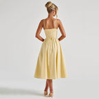 Sampson Midi Dress Yellow
