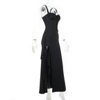 Irish Slit Dress Black