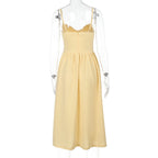 Sampson Midi Dress Yellow