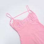 Cullen Midi Dress Pink