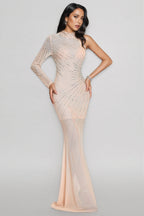 Eviea Crystal Embellished Maxi Dress