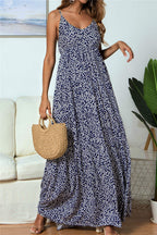 Trooper Floral Tie Strap Midi Dress FINAL