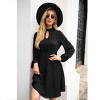 Fashion Forward Keyhole Dress Black