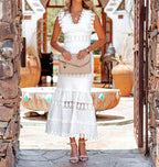 Jadene Cotton Eyelet Tiered Maxi Dress FINAL