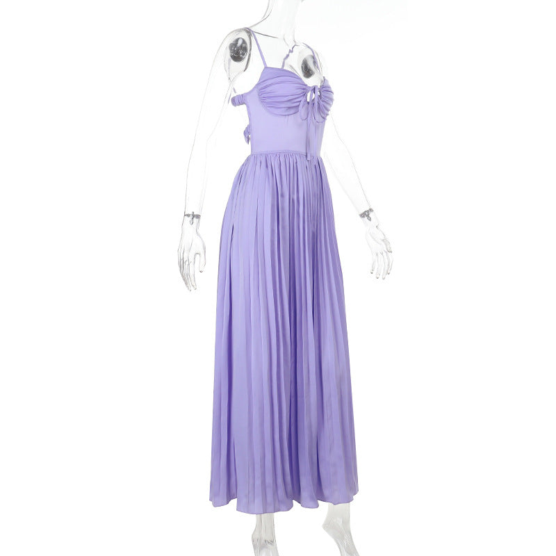 Wisteria Midi Dress Purple