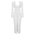 White French Slimming High Grade Retro Dress Knitted Slim Fit Wear Summer
