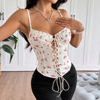 Mercedez Lace-Up Corset Top