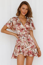 Bowan Printed Ruffle Tiered Babydoll Dress FINAL