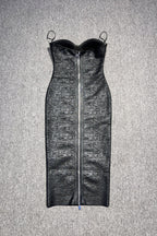 Benja Sheath Wrap Midi Dress