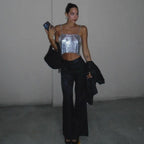 Essential Silver Sequin Cami Top