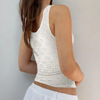 Maison Lace-Up Tank Top