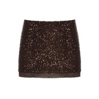 Christine Sequin Halter Skirt Set