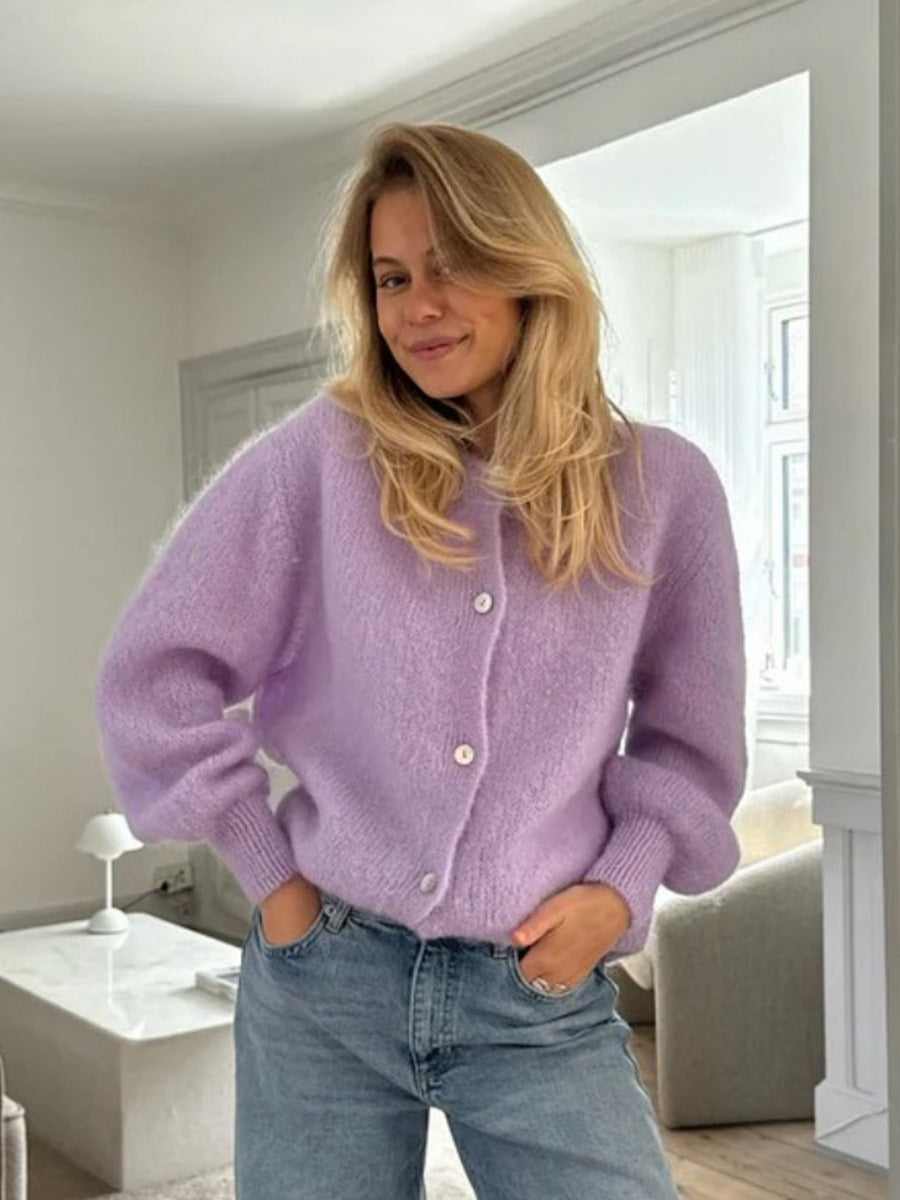 Lyrik Macaron Knit Cardigan