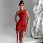 María Exclusive José Women's Evening Dress in Asymmetric Style By Wear Edit