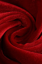 Megas Red 3D Floral Split Maxi Dress