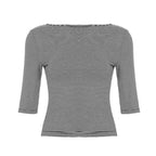 Macie Contrast Stripe Knit Top