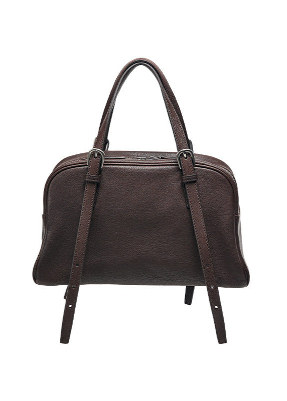 Minimalist Black Shoulder Bag – Adjustable Strap PU Leather Handbag