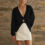 Caelyn Knitted V-neck Cardigan