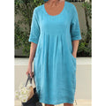 Ifigenia Relaxed and Timeless Summer Dress for Women Easy Wear Style
