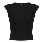 Siobhan V-Neck Crop Top