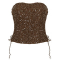 Kaidyn Sequin Crop Tube Top