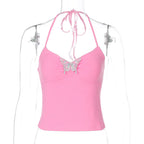 Anabia Butterfly Halter Top