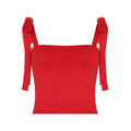 Yara Backless Bow-Tie Top
