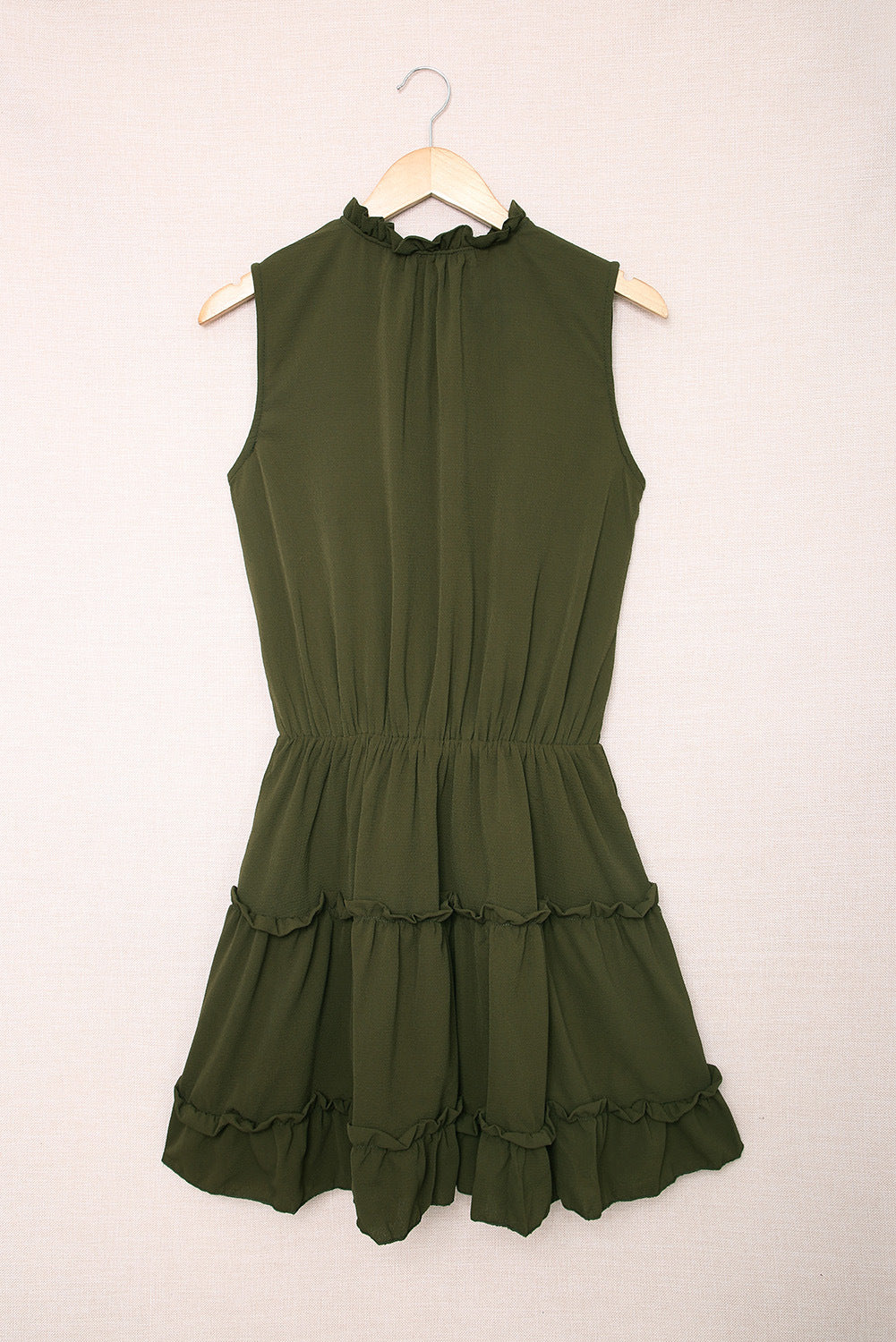 Wild At Heart Babydoll Dress Olive