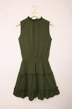 Wild At Heart Babydoll Dress Olive