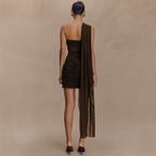 Wintour Mini Dress Brown