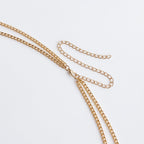 Sexy Metal Cross Thin Chain Body Chain