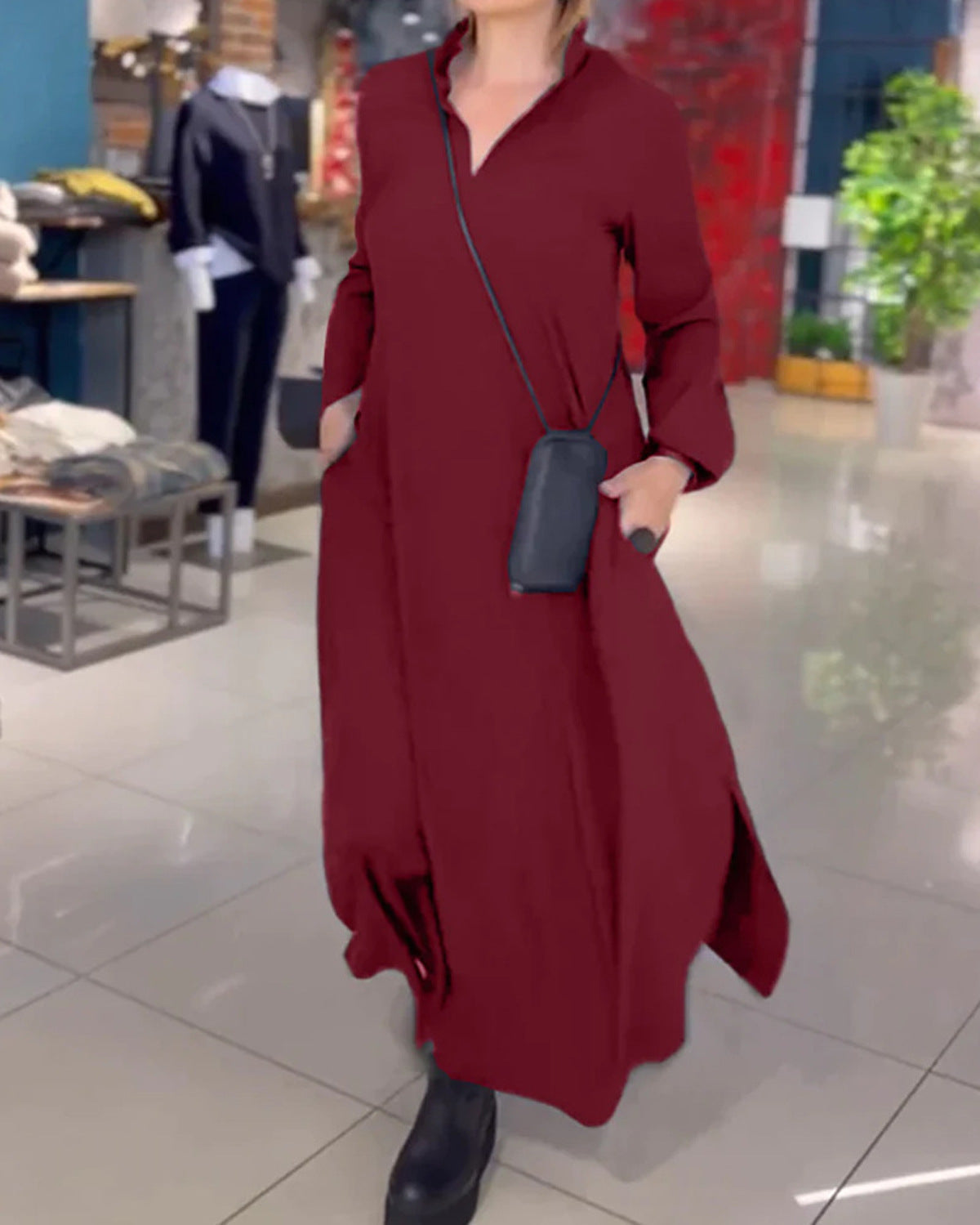 Ximena Minimalist Long Dress Evening Wear Edit
