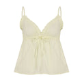 Evelia Bow Ruffle Cami Top