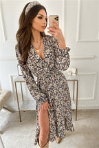 Edgewater Floral Smocked Midi Dress