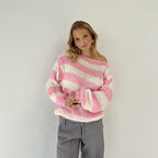 Johannah Striped Knit Sweater