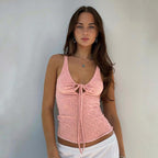 Maison Lace-Up Tank Top
