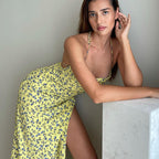 Haydée Boutique Women's Floral Slit Maxi Dress Evening Wear Edit