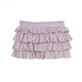 Ziona Polka Dot Ruffle Mini Skirt