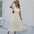 Bushwick Cotton Midi Dress Cream FINAL