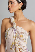 Fanyrt Backless Floral Maxi Dress