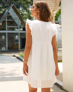 Hart Cotton Pocketed Eyelet Midi Dress FINAL