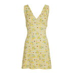 Ada Lemon Floral Maxi Dress