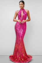 Serin Strapless Sequin Maxi Dress