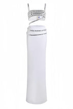 Megan Studded Suspender Halter Maxi Dress Set