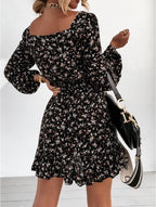 Romani Textured Floral Shift Dress
