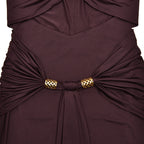 Lucian Maxi Dress Brown